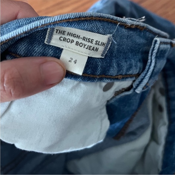 Madewell High rise Slim Boyfriend Fit Jeans Size 24 - Picture 10 of 10